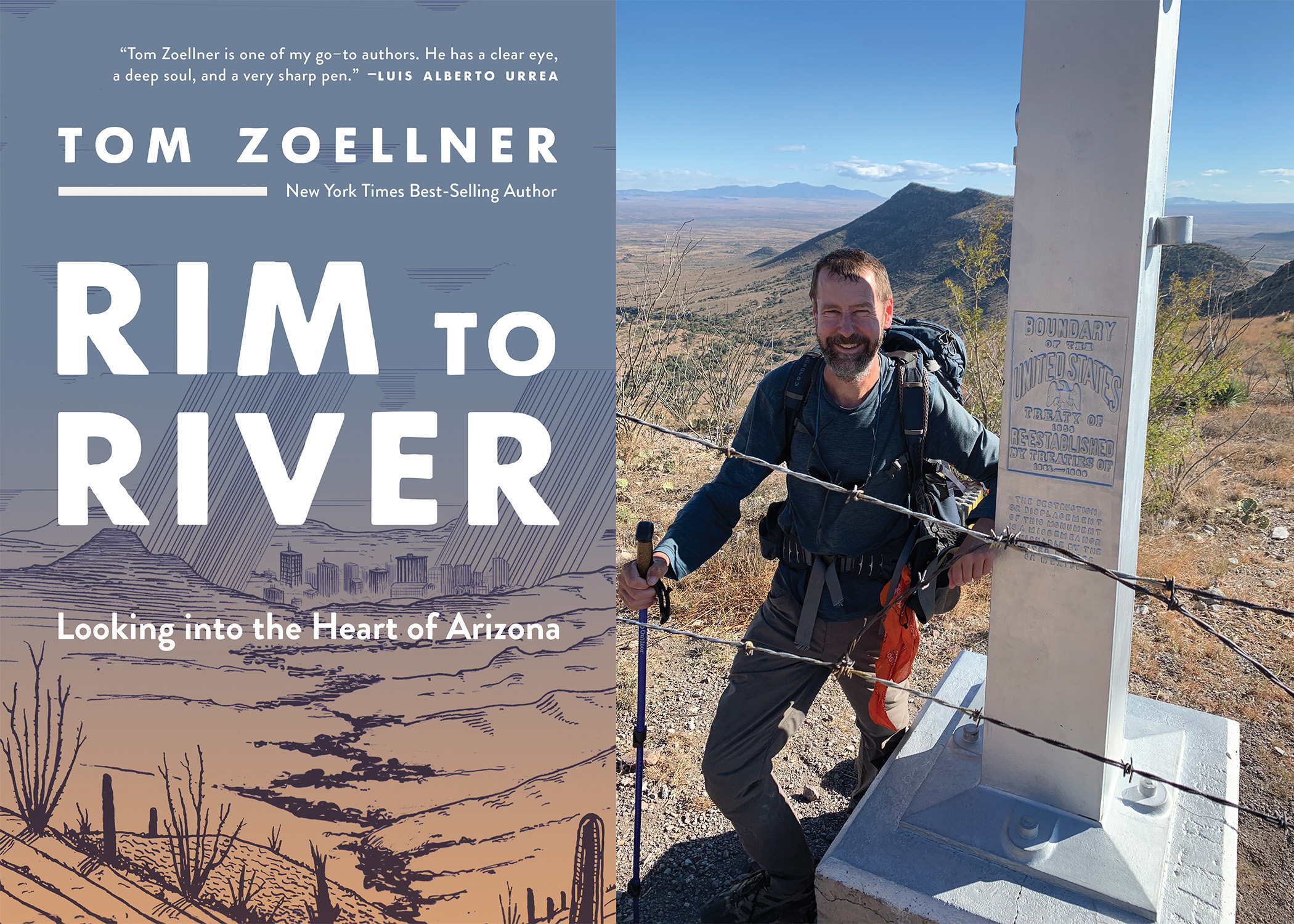 Rim To River book cover and Zoellner photo