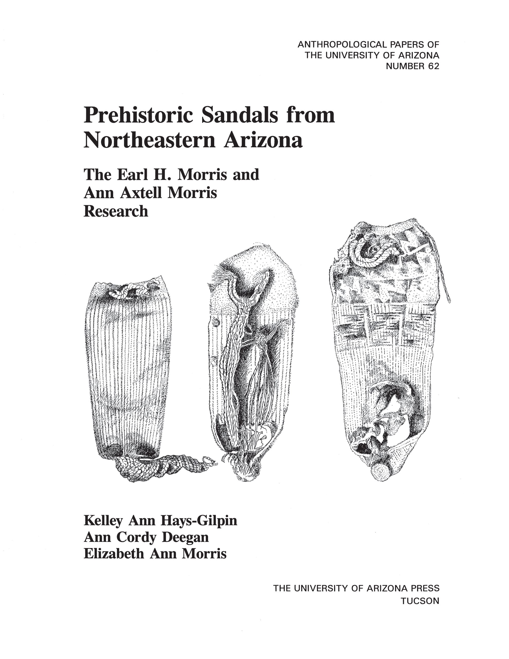 Prehistoric Sandals from Northeastern Arizona