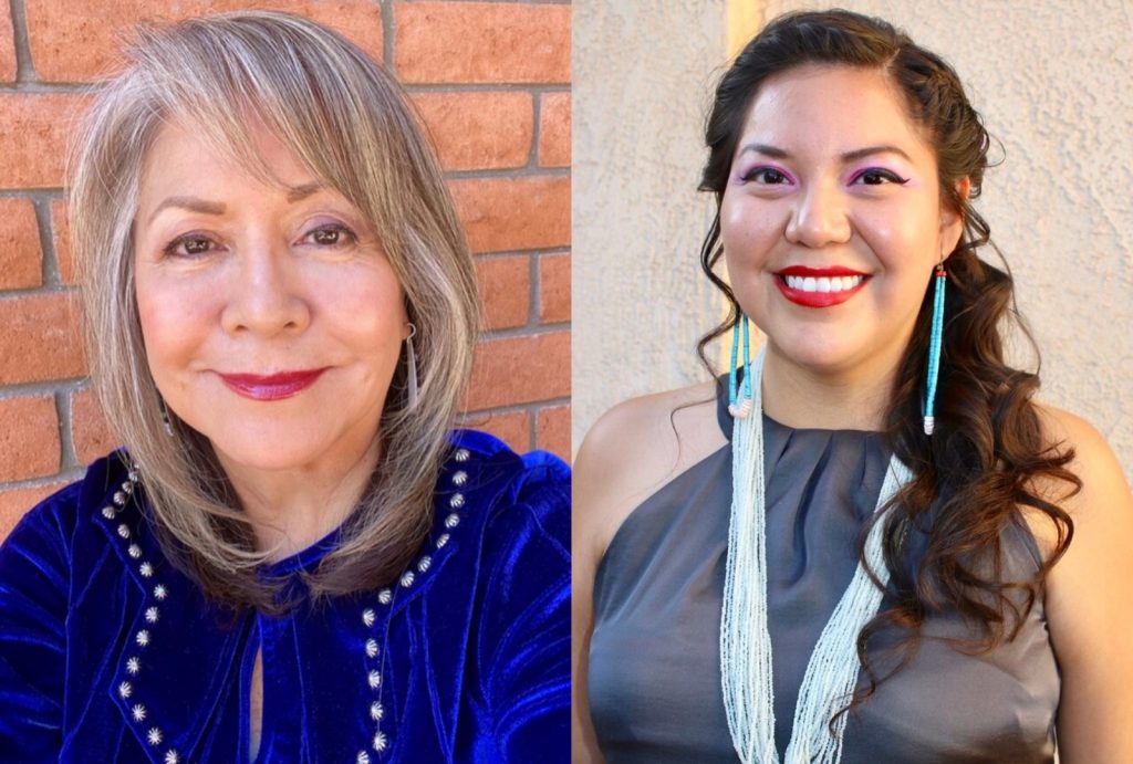 Laura Tohe and Amber McCrary at Navajo Nation Library in Window Rock (featured image)